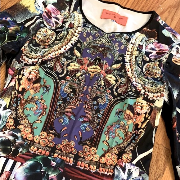 Clover Canyon Long Sleeve Neoprene Dress ~ Size Small - Picture 2 of 7